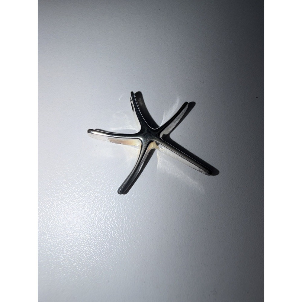 Vintage Sterling Silver 925 Starfish Pendant Jewelry Charm